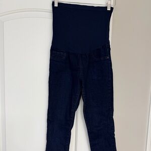 Indigo Blue Maternity Deep Navy Skinny Jeans